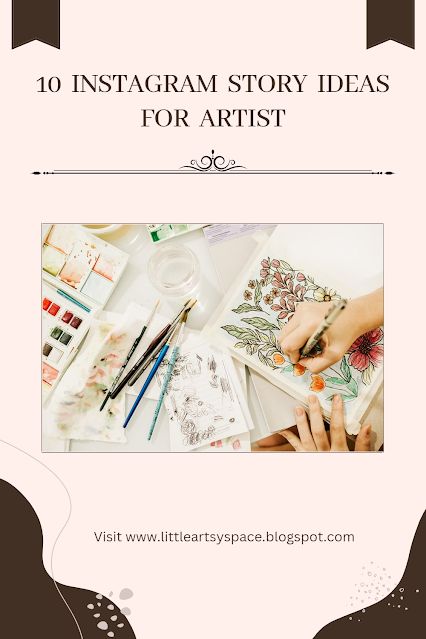 10 INSTAGRAM STORY IDEAS FOR ARTIST Diy Bookmark Ideas, Patterns Mandala, Diy Bookmark, Username Ideas, Bookmark Ideas, Art Account, Insta Bio, Art Watercolor Painting, Zentangle Patterns