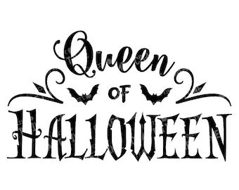 Queen Of Halloween, Etsy Svg Files, Silhouette Halloween, Halloween Queen, Cricut Halloween, Halloween Silhouettes, Diy Halloween Projects, Glitter Crafts, Halloween 2023