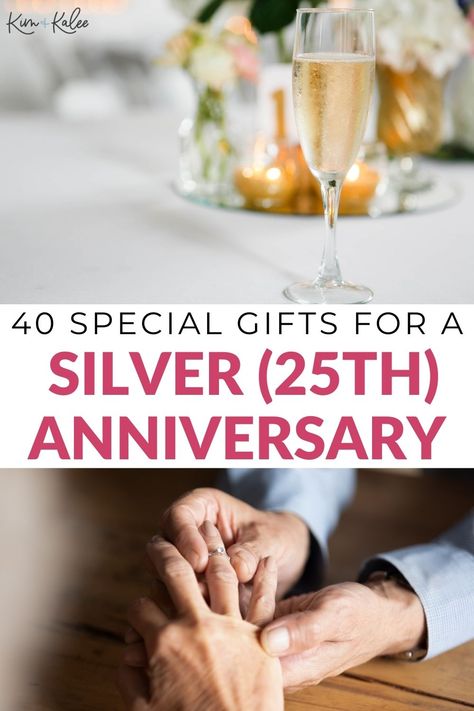 Your sweet friends or family members are about to celebrate a quarter of a century together! Now it's time to celebrate the special couple with a thoughtful gift! We've found the best 25th anniversary gift ideas for friends so that you can find an amazing gift in no time! 25 Th Anniversary Gift Ideas For Parents, Anniversary 25 Years Silver, 25th Wedding Anniversary Gifts For Him, 25 Year Anniversary Gifts For Husband, 25 Anniversary Gift Ideas For Parents, 25 Th Anniversary Gift Ideas, Gift For 25th Wedding Anniversary, 25th Wedding Anniversary Gift Ideas For Couple, Gifts For 25th Wedding Anniversary Ideas