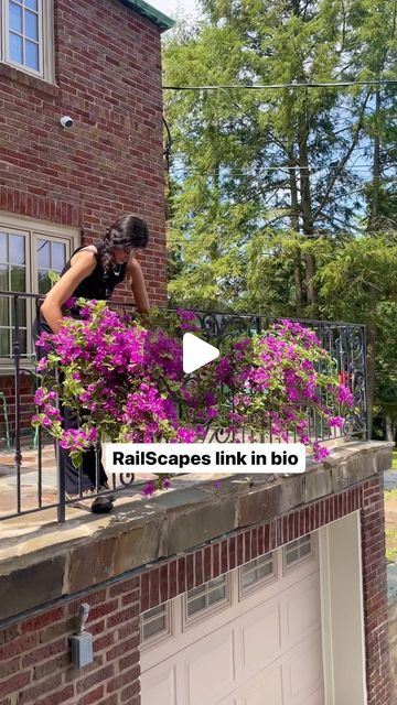 Busy Balconista 🌸 Deborah Holtschlag on Instagram: "Bouginvillea!! The supermodel of balcony gardening. 
To Shop RailScapes Floating Railing Planter
🌸link in bio
🪴PlantTraps.com (official)
🫣avoid knockoffs if you want them to work

#gardening #floatinggarden #planttraps #balcony #balconydecor #happyplace" Balcony Railing Planters, Balcony Gardening, Railing Planters, Floating Garden, Balcony Railing, August 1, Balcony Decor, Decor Outdoor, Balcony Garden