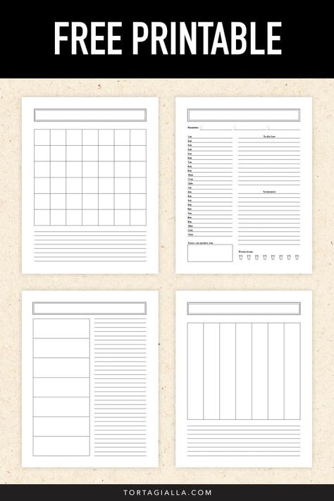 Organiser Ideas Planners, Planner Reference Pages, Weekly Calendar Printable Free Planner Pages, A4 Planner Printables Free, Gtd System Printables Free, Pdf Templates Free, Powersheets Printable Free, Functional Planner Layout, Blank Planner Template