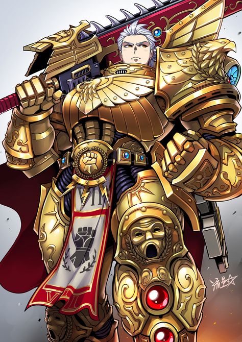 Rogal Dorn, Imperial Fists, Warhammer 40k Memes, The Horus Heresy, Warhammer 40k Art, Warhammer 30k, Warhammer Art, Warhammer 40k Artwork, Warhammer Fantasy