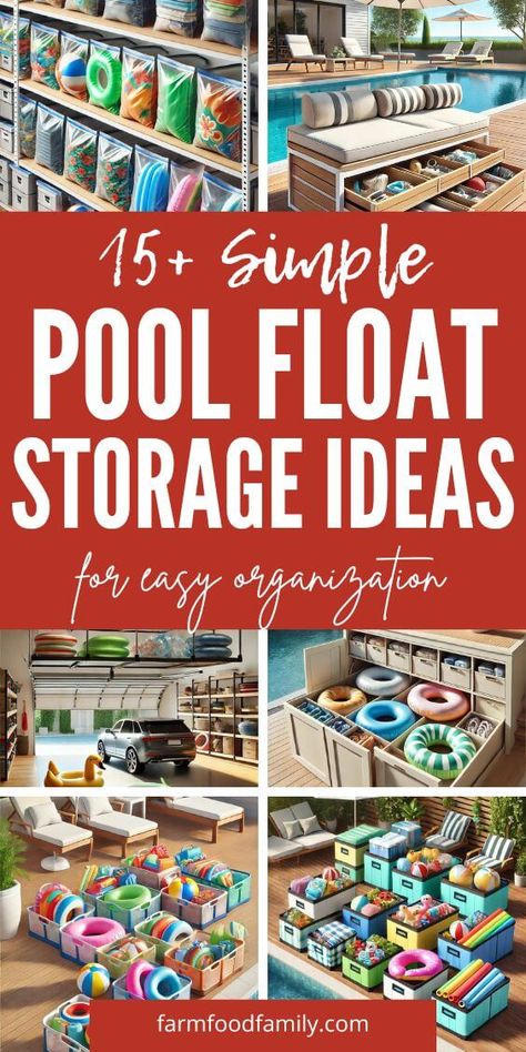 15 Smart Pool Float Storage Ideas to Maximize Space 36