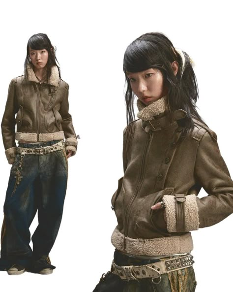 urban edge, available on Pixie rebels. aw2023 collection by noname space. Funky Fitz, Rich Ideas, 2000s Fashion Aesthetic, Pixie Rebels, Japanese Jacket, Custo Barcelona, Vintage Outfit, Style Finder, Winter Fits