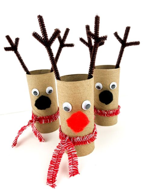 Paper Roll Reindeer, Reindeer Toilet, Homeschool Christmas, Beauty In The Mundane, Reindeer Diy, Kids Toilet, Roll Craft, Christmas Toilet Paper, Toilet Roll Craft