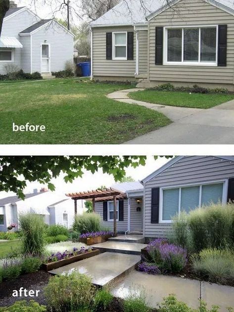 Small Front Yards, Landscape Curbing, Small Front Yard Landscaping, Small Front Yard, Home Exterior Makeover, Rock Garden Landscaping, Exterior Makeover, Front Yard Landscaping Ideas, Yard Landscaping Ideas