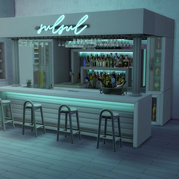 Taurus Design Sims 4, Bar Cart Sims 4 Cc, Sims 4 Home Bar Ideas, Sims 4 Cc Bars, Sims 4 Karaoke Bar Cc, Sims 4 Cc Nightclub Decor, Sims 4 Bar Cc Patreon, Sims Bar Cc, Sims 4 Cc Bar Furniture