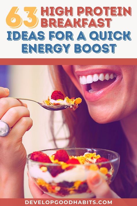 63 High Protein Breakfast ideas for a Quick Energy Boost | Healthy eating ideas for a breakfast that will give you energy for the day Honey Health Benefits, Health Benefits Of Cherries, High Protein Breakfast Ideas, Protein Breakfast Ideas, Health Benefits Of Almonds, Energy Breakfast, High Energy Foods, Health Benefits Of Ginger, Healthy Eating Ideas