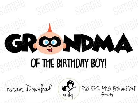 Incredibles Birthday Party, Marshall Paw Patrol, Jack Jack, Jack And Jack, Minnie Ears, 70th Birthday, Birthday Boy, One Design, Printed Materials