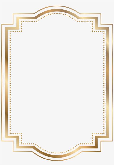 Card Borders, Gold Border Design, Beautiful Friend Quotes, Clip Art Frames Borders, Gold Clipart, Golden Frame, Frame Border, Borders And Frames, Decorative Borders