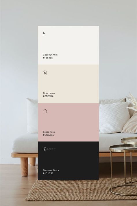 Alexem studio team has created a unique and modern color palette for J2K - Home Staging. Based on luxury, modern and femenine keywords we created this final palette that we just can't stop loving! #homestaging #homedecor #branding #brandingdesign #branddesigner #colorpalette #visualidentity #interiordesign #brandidentity #portfolio #colourpalette #moderncolorpalette #logodesigner #logodesigns Palettes Color, Flat Color Palette, Color Design Inspiration, Business Colors, Pink Palette, Color Schemes Colour Palettes, Modern Color Palette, Color Palette Pink, Pastel Colour Palette