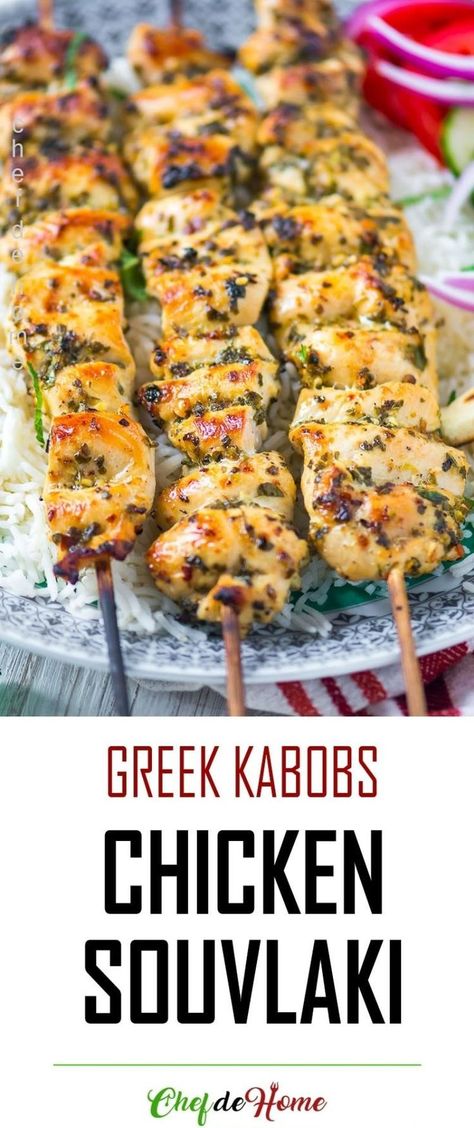 Chicken Souvlaki Skewers, Chicken Solvocki Marinade, Chicken Brochette Marinade, Greek Souvlaki Marinade, Greek Kabobs, Chicken Souvlaki Marinade, Souvlaki Marinade, Greek Marinade, Shish Tawook