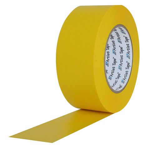 Artist Tape Yellow Paper Board, My Philosophy, Tape Crafts, Paper Tape, Printable Paper, New Artists, Masking Tape, High Temperature, Color Coding