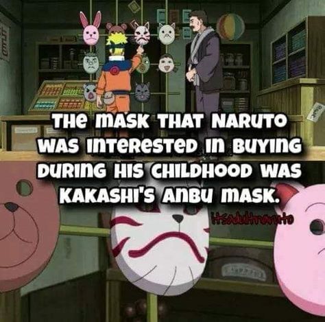 I knew I saw that mask before 😂😍 What a cruel moment tho.. 😞❤️❤️❤️ Loved Quote, Kakashi Anbu, Naruto Facts, Shino Aburame, Naruto Quotes, Funny Naruto Memes, Naruto Stuff, Naruto Sasuke Sakura, Naruto Comic