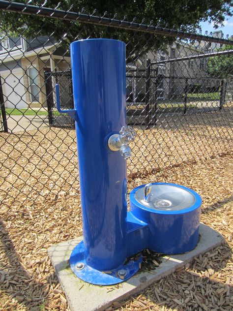 Deluxe Dog Watering Station at the Western Station Apartments - Ft. Worth, TX Dog Park Water Station, Dog Watering Station, Dog Water Station, Dog Station, Boarding Kennels, Dog Boarding Kennels, Fountain Park, Dog Parks, Easy Pets