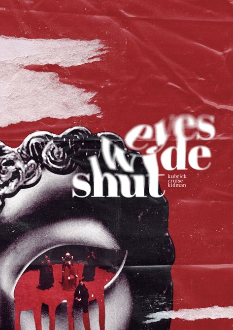 Eyes Wide Shut (1999) Movie Poster Design. Stanley Kubrick, Tom Cruise, Nicole Kidman. Original Design. Eyes Wide Shut Wallpaper, Eyes Wide Shut Aesthetic, Eyes Wide Shut Poster, Sick Wallpapers, Stanley Kubrick Movies, Single Artwork, Movie Poster Design, Tv Posters, Eyes Wide Shut