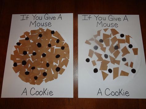 if you give a mouse a cookie craft ideas - Google Search Laura Numeroff, Mouse A Cookie, Cookie Craft, Cookies Theme, Preschool Literacy, Preschool Books, Preschool Fun, Preschool Classroom, Literacy Activities