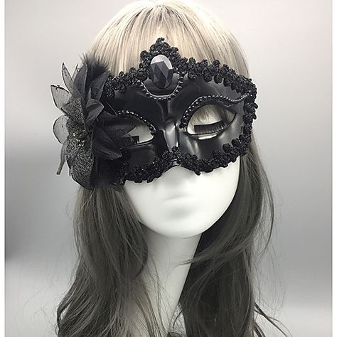 Black masquerade mask women