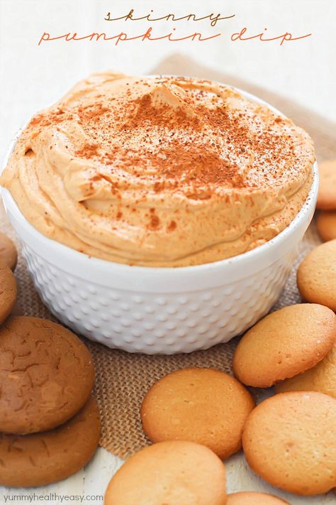 Dip it low. Get the recipe from Yummy, Healthy, Easy.   - Delish.com Hot Dips, Pie Dip, Kids Plate, Dessert Dip, Pumpkin Dip, Cheesecake Dip, Sweet Dips, Easy Cheese, Holiday Goodies