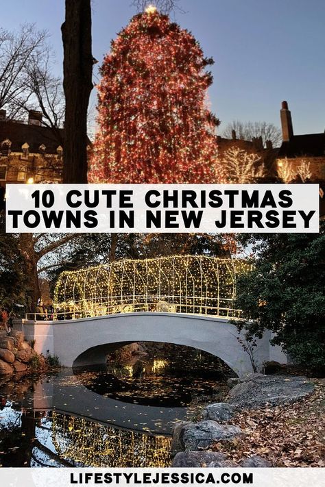 Winter In New Jersey, East Coast Christmas Towns, Cape May New Jersey Christmas, Cape May Christmas, Winter Family Activities, Nyc December, Christmas Vacation Destinations, Holiday Road Trip, Christmas Towns