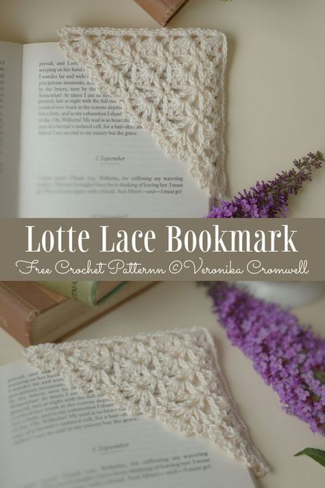 Corner Bookmark Free Crochet Patterns - DIY Magazine Crochet Bookmarks Free Patterns, Easy Crochet Bookmarks, Lace Bookmark, Crochet Book Cover, Bookmark Crochet, Crochet Bookmark Pattern, Crochet Patterns Free Beginner, Crochet Motif Patterns, Corner Bookmarks