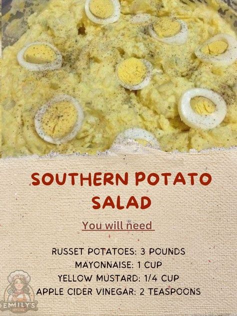 Sweet Pickle Relish, Southern Style Potato Salad, Southern Potato Salad, Classic Potato Salad, Sweet Pickles, High Carb, Pickle Relish, Potatoe Salad Recipe, Breakfast Bake