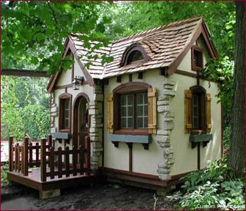 Build A Playhouse, Small Cottages, A Small House, Fairytale Cottage, Storybook Cottage, Tiny Cottage, Cottage Cabin, Cute House, Cabins And Cottages