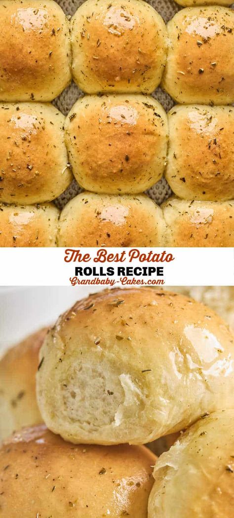 Potato Rolls Potato Buns Recipe Dinner Rolls, Potatoe Rolls Recipe Simple, Homemade Potato Rolls, Potato Rolls Recipe Mashed, Potato Rolls With Instant Potatoes, Bread For Party, Mashed Potato Rolls, Potato Buns Recipe, Leftover Thanksgiving Recipes