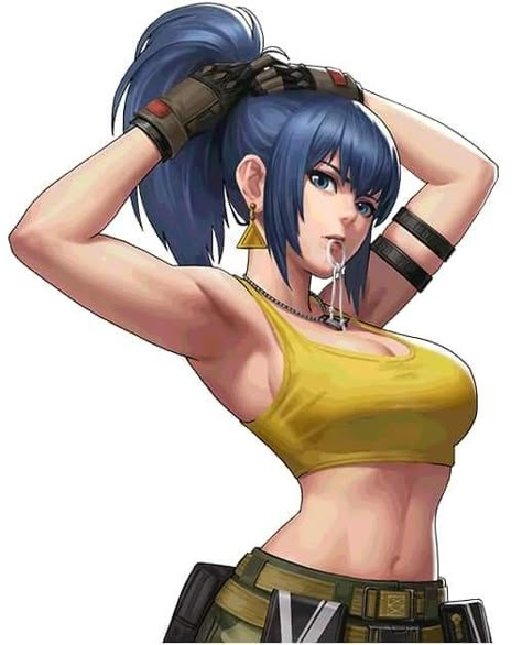 Kof all Star Elesa Pokemon, Snk King Of Fighters, Street Fighter Characters, Street Fighter Art, Female Cartoon Characters, Female Cartoon, Seven Deadly Sins Anime, Warrior Girl, King Of Fighters