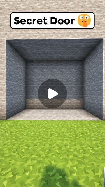 Secret Door Minecraft, Minecraft Secret Door, Door Picture Frame, Minecraft Secrets, Door Picture, Secret Door, Minecraft Tutorial, Oak Doors, Minecraft Building