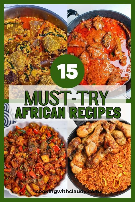 West African Recipes Authentic, African Pasta Recipes, Traditional South African Dishes, African Cooking Recipes, Traditional African Recipes, Authentic African Food Recipes, Cluster Recipes, Nigeria Recipes, Ghana Food Recipes