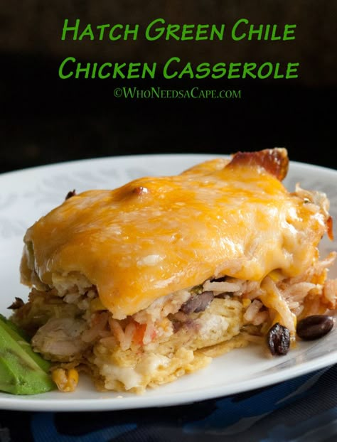 Hatch Green Chile Chicken Casserole Green Chile Chicken Casserole, Chile Chicken Casserole, Hatch Green Chili Recipe, Hatch Chili Recipes, Hatch Chile Recipes, Hatch Green Chili, Low Carb Chicken Casserole, Green Chile Recipes, Green Chili Recipes