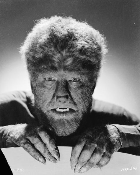 Lon Chaney, as "The Wolfman" The Wolf Man, The Wolfman, Lon Chaney Jr, Wolf Man, The Werewolf, Lon Chaney, Retro Pictures, Vampires And Werewolves, Famous Monsters