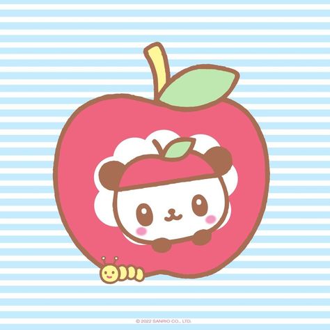 Drawing Apple, Sanrio Danshi, Sanrio Characters, Cute Images, Cute Characters, Panda Bear, Crochet Toys, Cute Cartoon, Cute Art