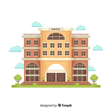 Building Background, Wifi Sign, Neon Backgrounds, Abstract Paper, Hotel Building, Isometric Design, Memphis Design, Orange Background, Hotel Design