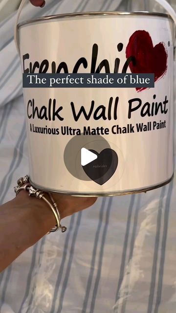 Frenchic Paint ❤️ on Instagram: "Looking for a cosy, deep and sophisticated greyish blue to cocoon your home? 😍 Let us introduce you to our complex slatey shade 'Hebrides' from the ultra-matte and totally scrubbable Chalk Wall Paint Range. Frenchic Fan Julia (over at @thedownhomeliving) used to shade on her panelled accent wall to add a warm, contemporary touch and we're obsessed! 🩶 A great alternative to your go-to grey and a surprisingly versatile mixer.

ℹ️ When painting bare MDF we recommend using 3 layers of Finishing Coat prior to painting to stop the paint from being absorbed into the MDF. We don't recommend sugar soaping or sanding MDF as this can cause furring." Panelled Accent Wall, Chalk Wall Paint, Frenchic Paint, Sugar Soap, Chalk Wall, Greyish Blue, 3 Layers, Wall Paint, Sanding