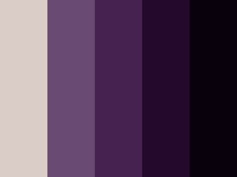 Goth Purple Color Palette, Purple And Black Color Scheme, Dark Purple Pallet, Deep Purple Color Scheme, Purple And Black Palette, Deep Purple Palette, Cool Color Palette Colour Schemes, Color Palette Dark Purple, Black And Purple Color Palette