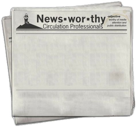 Blank Newspaper, Professions, Newspaper, Reading, Media