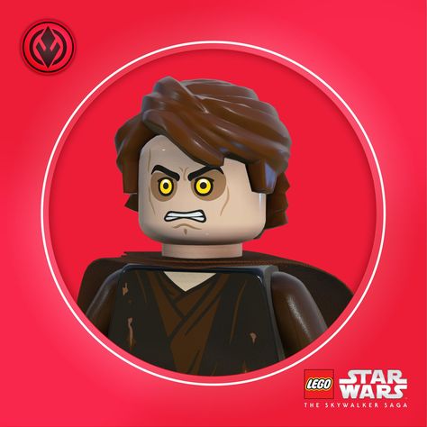 Star Wars Profile Pic, Lego Star Wars Pfp, Lego Character Icons, Lego Starwars Profile Pic, Lego Anakin Skywalker Icon, Anakin Skywalker Comic Icons, Lego Pfp, Lego Star Wars Game, Anakin Skywalker Icon Revenge Of The Sith