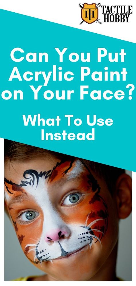 If you are an art teacher or work with children, you may have found yourself wondering if it’s okay to put acrylic paint on your face. While it may seem like a cheap and easy alternative to face or body paint, there are many reasons why acrylic paint should not be applied to the skin. Can you put acrylic paint on your face? Acrylic Paint Face, Paint A Face Acrylic, Acrylic Paint On Face, Face Painting With Acrylic Paint, About Face Eye Paint, Best Paint For Face Painting, How To Paint Faces, How To Start Face Painting, Homemade Face Paint