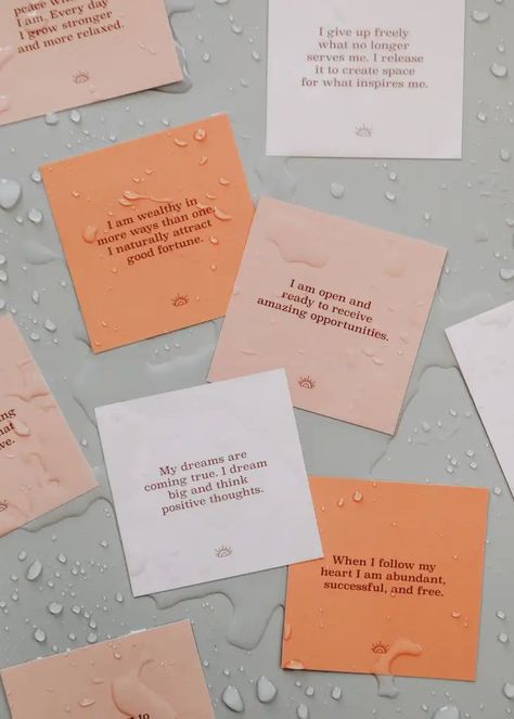 SHOWER AFFIRMATION CARDS - WELLNESS #AffirmationCards #PositiveVibes #SelfLove #DailyAffirmations Shower Affirmation Cards, Bathroom Affirmations, Bujo Goals, Affirmation Deck, 2023 Mood, Think Positive Thoughts, Positive Affirmation Cards, Card Photography, Positive Self Affirmations