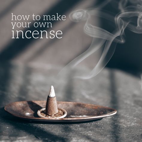 Make Incense, How To Make Incense, Homemade Incense, Cones Diy, Indian Incense, Cone Incense, Oil Diffuser Blends, Recipes To Try, Incense Cones