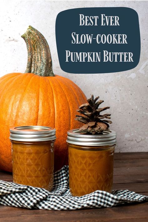 Pumpkin Butter Recipe Crockpot, Storing Fresh Ginger, Slow Cooker Pumpkin Butter, Pumpkin Spread, Pumpkin Butter Recipe, Pumpkin Crockpot, Pumpkin Jam, Low Acid Recipes, Slow Cooker Pumpkin