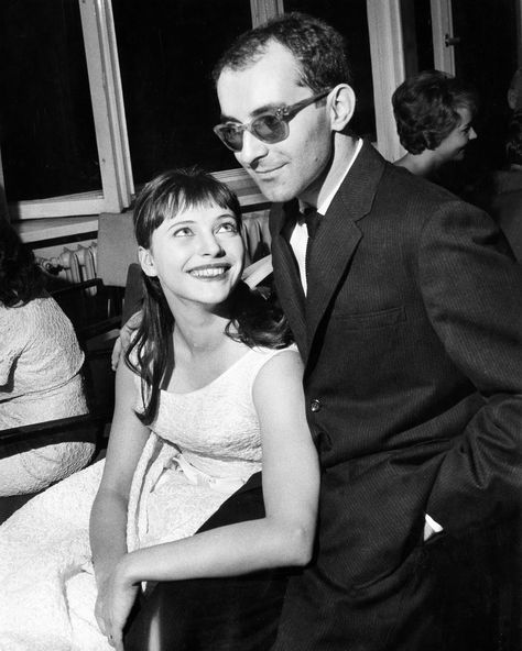 Anna Karina And Jean Luc Godard, Anne Wiazemsky, New Wave Cinema, Royal Films, Francois Truffaut, Berlin Film Festival, French New Wave, Waves Icon, Anna Karina