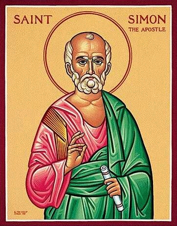 Eastern Saint of the Day: The Holy Apostle Simon the Zealot (May 10) Simon The Zealot, Monastery Icons, St James The Greater, Saint Jude, St Simons, Religious Images, St Jude, Religious Icons, John The Baptist