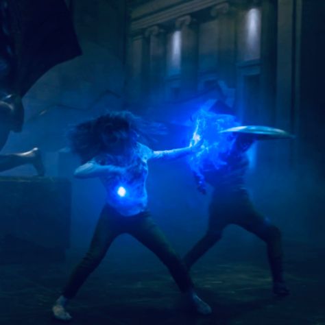 Super Strength Aesthetic Power, Tesseract Aesthetic, Blue Superhero Aesthetic, Super Strength Superpower, Wanda Maximoff Powers Blue, Blue Magic Powers, Blue Powers Aesthetic, Superhuman Aesthetic, Superpower Aesthetic