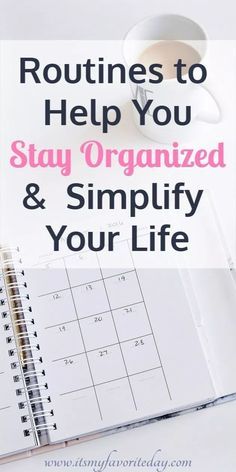 How To Be More Organized, Simplifying Life, A Notebook, Simplify Your Life, Get Your Life, Time Management Tips, Organize Your Life, Planner Organization, Life Organization