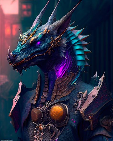 Cyberpunk Dragon, Dragon Bedroom, Dragon Poster, Awe Inspiring, Scales, High Tech, Cyberpunk, Top Artists, Science Poster