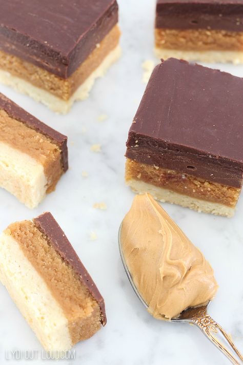 Shortbread Crust Desserts, Buckeye Bars Recipe, Buckeye Bars, Peanut Butter Cookie Bars, Gluten Free Bars, Shortbread Crust, Chocolate Cookie Recipes, Fun Baking Recipes, Brownie Bar