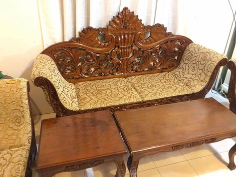 Filipino Furniture, Sofa Set Design, Latest Sofa, Sofa Pictures, Asian Furniture, Wood Furniture Design, Sea Design, Sofa Set Designs, Southeast Asian